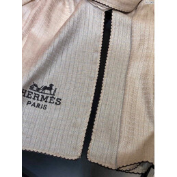Replica Hermes Beige Logo Shawl Scarf