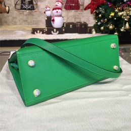 Replica Hermes Emerald Green Kelly 28 Palladium Hardware Bag