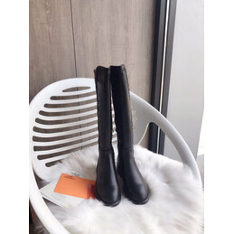 Replica Hermes Black Knit Ankle Boot