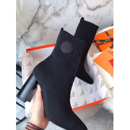 Replica Hermes Black Short Ankle Boot