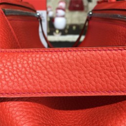 Replica Hermes Coral Orange Lindy 30 Bag