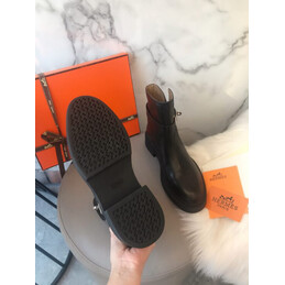 Replica Hermes Black Chelsea Ankle Boot