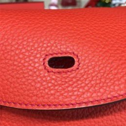 Replica Hermes Coral Orange Lindy 30 Bag