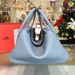 Replica Hermes Light Blue Lindy 30 Bag