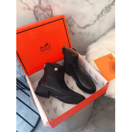 Replica Hermes Black Tall Riding Boot