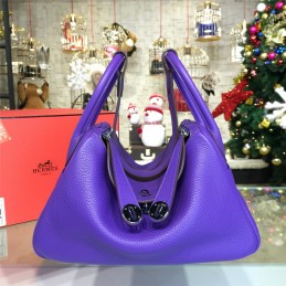Replica Hermes Purple Lindy 30 Bag
