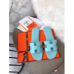 Replica Hermes Turquoise Oran Sandal