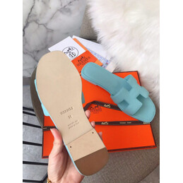 Replica Hermes Turquoise Oran Sandal