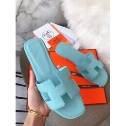Replica Hermes Turquoise Oran Sandal