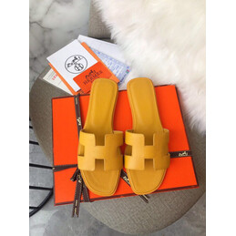 Replica Hermes Yellow Oran Sandal