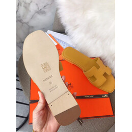 Replica Hermes Yellow Oran Sandal