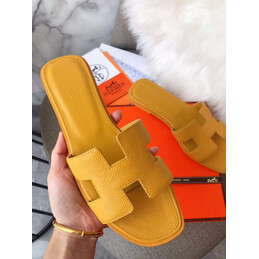 Replica Hermes Yellow Oran Sandal