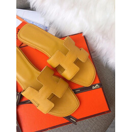 Replica Hermes Yellow Oran Sandal
