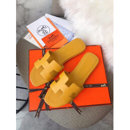 Replica Hermes Yellow Oran Sandal