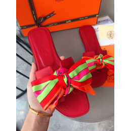 Replica Hermes Red Oran Sandal