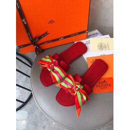 Replica Hermes Red Oran Sandal