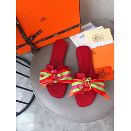Replica Hermes Red Oran Sandal