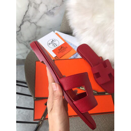 Replica Hermes Red Oran Sandal