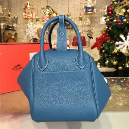 Replica Hermes Denim Blue Lindy 30 Bag