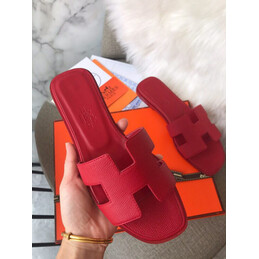 Replica Hermes Red Oran Sandal