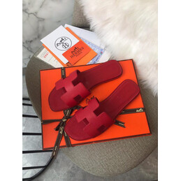 Replica Hermes Red Oran Sandal