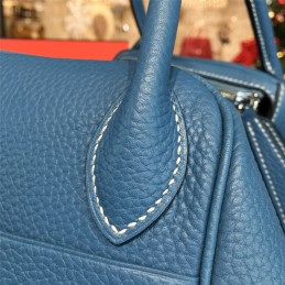 Replica Hermes Denim Blue Lindy 30 Bag