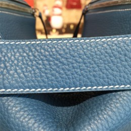 Replica Hermes Denim Blue Lindy 30 Bag