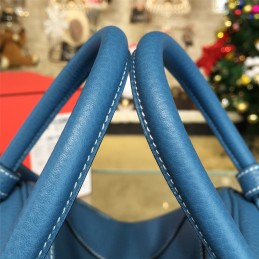 Replica Hermes Denim Blue Lindy 30 Bag