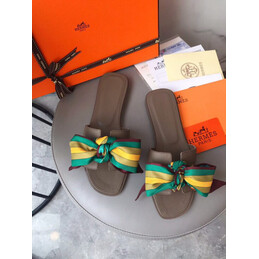 Replica Hermes Taupe Oran Sandal
