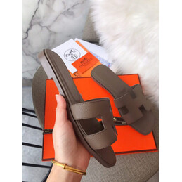 Replica Hermes Taupe Oran Sandal