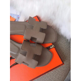 Replica Hermes Taupe Oran Sandal