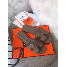 Replica Hermes Taupe Oran Sandal