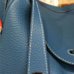 Replica Hermes Denim Blue Lindy 30 Bag