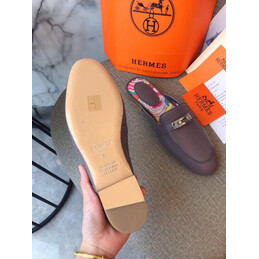 Replica Hermes Gray H Detail Loafer