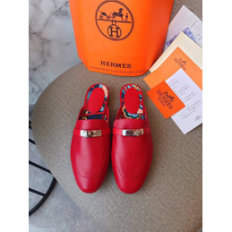 Replica Hermes Red H Detail Loafer