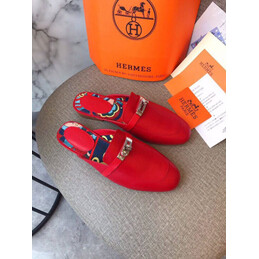 Replica Hermes Red H Detail Loafer