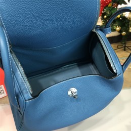 Replica Hermes Denim Blue Lindy 30 Bag