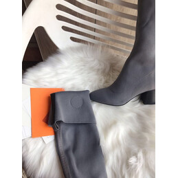 Replica Hermes Gray Tall Sock Boot