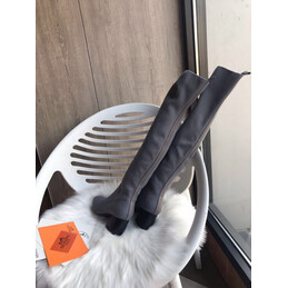 Replica Hermes Gray Tall Sock Boot