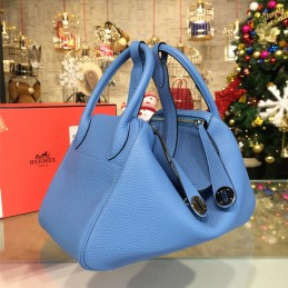Replica Hermes Sky Blue Lindy 30 Bag