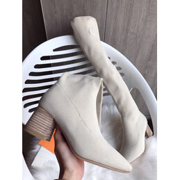 Replica Hermes Beige Tall Sock Boot