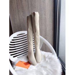 Replica Hermes Beige Tall Sock Boot