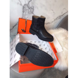 Replica Hermes Black Chelsea Ankle Boot - Style 2