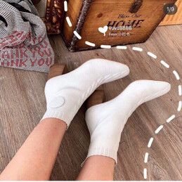 Replica Hermes White Logo Button Sock Ankle Boot