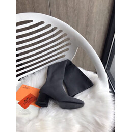 Replica Hermes Black Knee High Stretch Boot