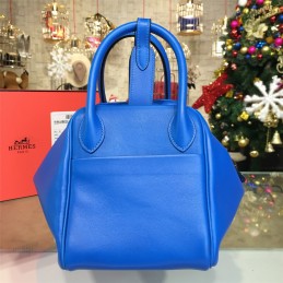 Replica Hermes Bright Blue Lindy 30 Bag