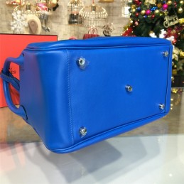 Replica Hermes Bright Blue Lindy 30 Bag