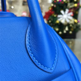 Replica Hermes Bright Blue Lindy 30 Bag