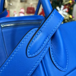 Replica Hermes Bright Blue Lindy 30 Bag