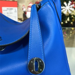 Replica Hermes Bright Blue Lindy 30 Bag